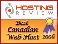 Best Canadian Web Host 2006