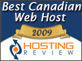 Best Canadian Web Host 2009